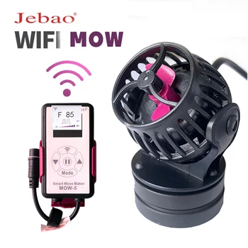 Серия Jebao MOW Вълнови Помпа За Аквариумной Вода С Wi-Fi интернет, LCD Дисплей Контролер Wave Помпа За Аквариум изключително Тих Работен Помпа