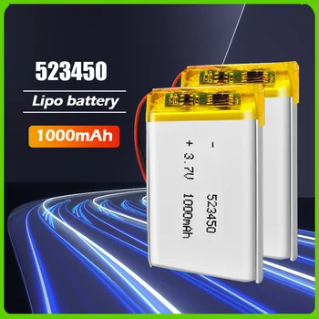 523450 3,7 1000 mah Акумулаторна литиево-полимерна батерия за MP3 MP4 GPS DVD на led крушка Bluetooth високоговорител смартфон Lipo мобилен