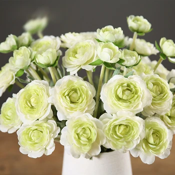 Европейски Стил, симулиращ цветя, ваза за всекидневната, подреждане на цветя, Украса за дома, Бижута за жени, Подарък за мъже, 5 бр.